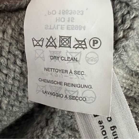 J Crew Sweater Womens Size XS Gray Knit Oversized Crew Neck Stretch Wool Blend - Picture 12 of 15